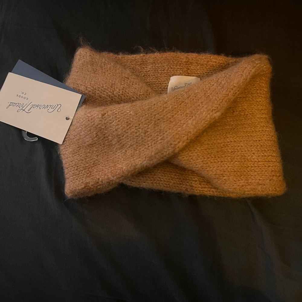 Universal Thread Warm Brown Knit Headband Scarf